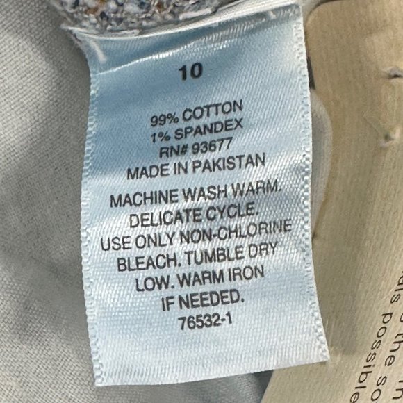 New! a.n.a. a new approach Bermuda Shorts High Rise Denim Cutt Off Shorts Sz 10 - Picture 11 of 13